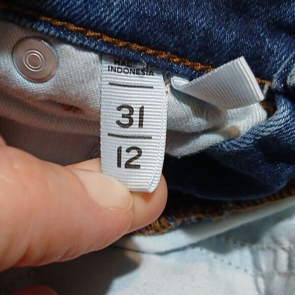 Loft High Rise Stretch Jeans Wide Leg - Picture 9 of 9